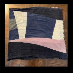 Two Danes Scarf, Multicolor (grey/blue/rose/white)